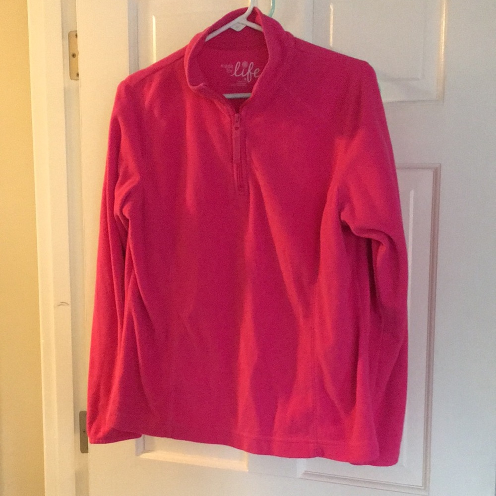Made For Life 1/4 Zip Fleece Top